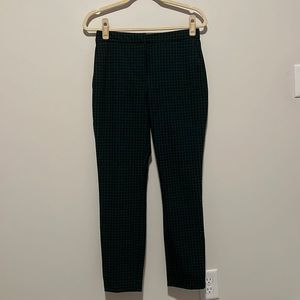 Zara green/black dress pant